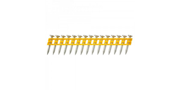 Гвозди DeWALT DCN8901040, для DCN890 по бетону, (Желтые) 2.6 x 40, оцинкованные, 1005 шт./пачка