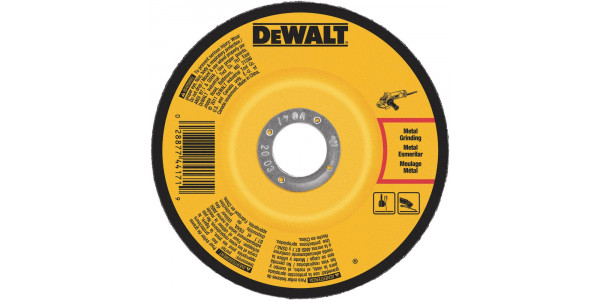 Круг обдирочный по металлу DeWALT DW4549AIA, HP LongLife, 230 x 6 мм