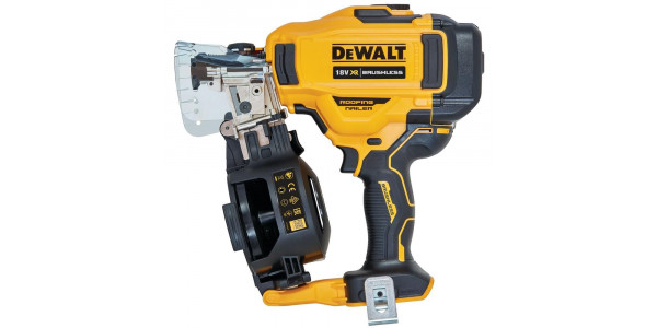 Аккумуляторный барабанный (кровельный) гвоздезабивной пистолет DeWALT DCN45RNN,18В