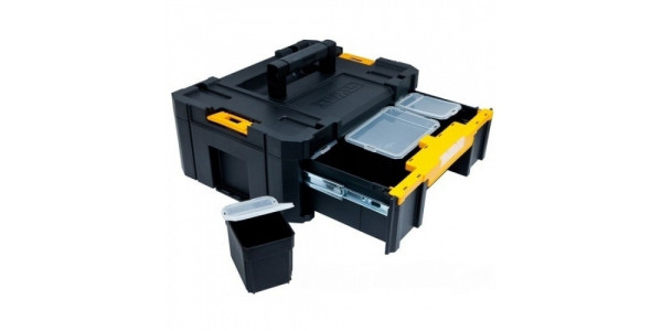 Ящик для инструмента DeWALT TSTAK, (TSTAK III) DWST1-70705, глубокий с 6 контейнерами модульной системы хранения