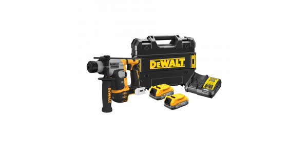 Перфоратор DeWALT POWERSTACK DCH172E2T, 18В XR, SDS-Plus, 2 акб 1.7Ач