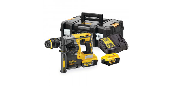 Аккумуляторный бесщеточный перфоратор DeWALT DCH273P2T, 18 В, 2 АКБ и ЗУ, в кейсе