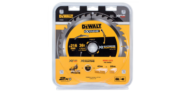 Пильный диск DeWALT DT99569-QZ EXTREME RUNTIME, 216x30 мм