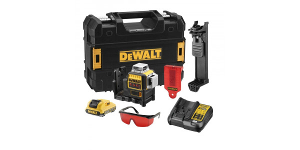 Самовыравнивающийся линейный КРАСНЫЙ лазерный уровень DeWALT DCE089D1R