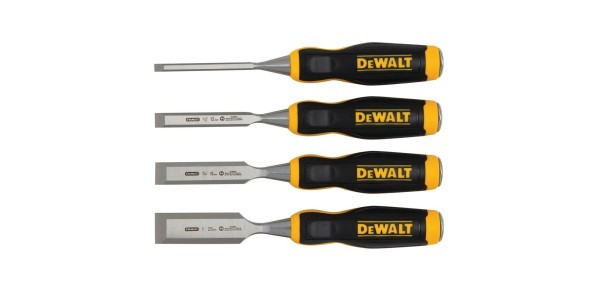 Набор из 4 стамесок DEWALT DWHT0-16063, 6мм., 12мм., 18мм., 25мм.