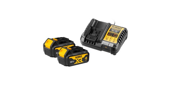 Набор аккумуляторов и зарядного устройства DeWALT DCB1104M2