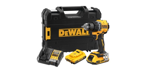 Аккумуляторная дрель-шуруповерт DeWALT DCD794D2T, 18 В, с 2 АКБ 2 Ач и ЗУ, в кейсе TSTAK