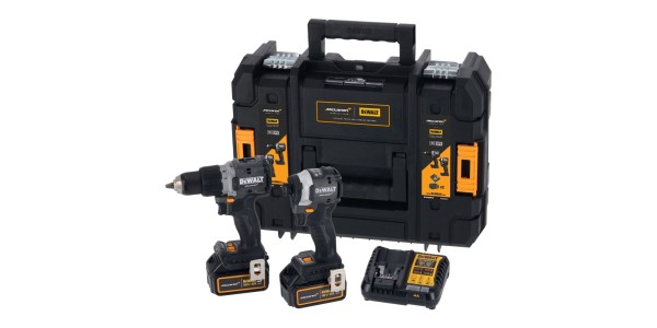 Набор аккумуляторный DeWALT McLaren Limited Edition DCK200MP2T: дрель-шуруповерт + шуруповерт, с 2 АКБ 5 Ач и ЗУ, в кейсе TSTAK