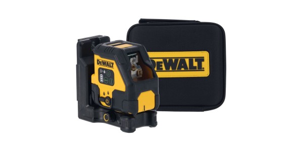 Аккумуляторный лазерный нивелир DeWALT DCLE14201GB, зеленый луч 45 м, со встроенной АКБ, в чехле