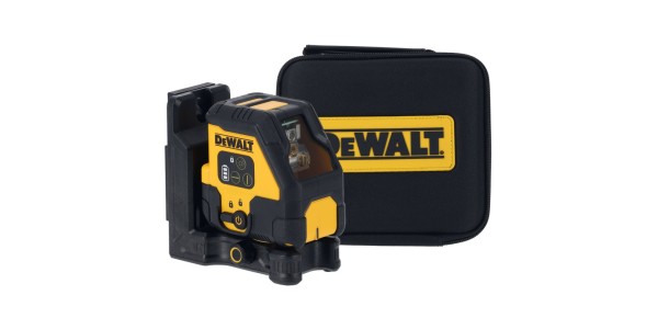 Аккумуляторный лазерный нивелир DeWALT DCLE14201RB, красный луч 30 м, со встроенной АКБ, в чехле