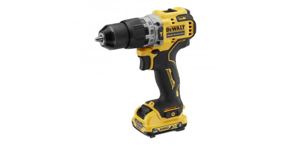 Ударная бесщеточная дрель-шуруповерт DeWALT, 250 Вт, 10.8 (12) В, 57.5 Нм, 1500 об/мин, 25500 уд/мин, DCD706D2,