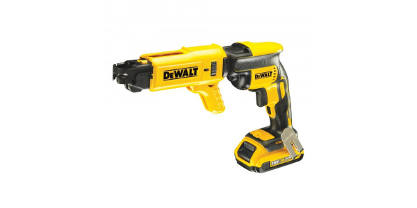 Шуруповерт аккумуляторный для гипсокартона, ленточный, DeWALT DCF620D2K, 18 В, 4400 об/мин