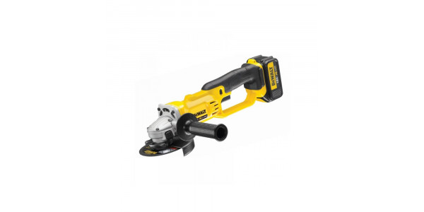 Аккумуляторная углошлифовальная машина DeWALT DCG412M2, 125 мм, 18 В, XR 2 АКБ по 4 Ач и ЗУ в комплекте