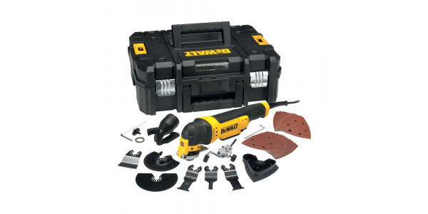 Многофункциональный инструмент DeWALT, 300 Вт, 22000 кол/мин, в кейсе TSTAK, DWE315KT