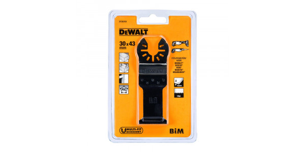 Погружное пильное полотно по дереву DeWALT DT20701, c гвоздями для многофункционального инструмента, BiM, 43 x 30 мм