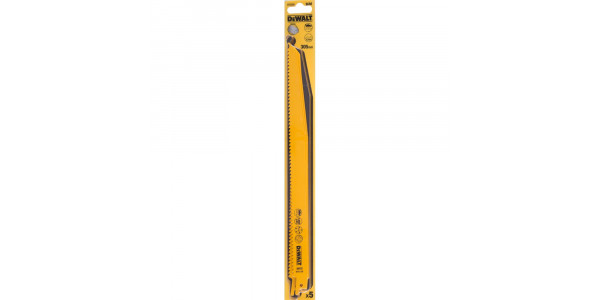 Полотно DeWALT DT2350, по дереву для сабельных пил биметаллическое, BiM, 305 x 4.2 мм, S1411DF, 5 шт.