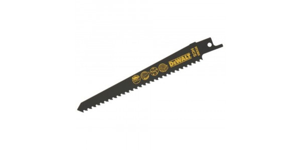 Полотно DeWALT DT2362, по дереву для сабельных пил из высокоуглеродистой стали, HCS, 152 x 4.2 мм, S611D, 5 шт.