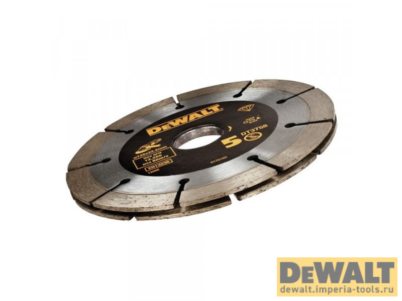 Алмазный круг двойной DeWALT DT3758, 125 x 22.2 x 6.3 мм, h=10