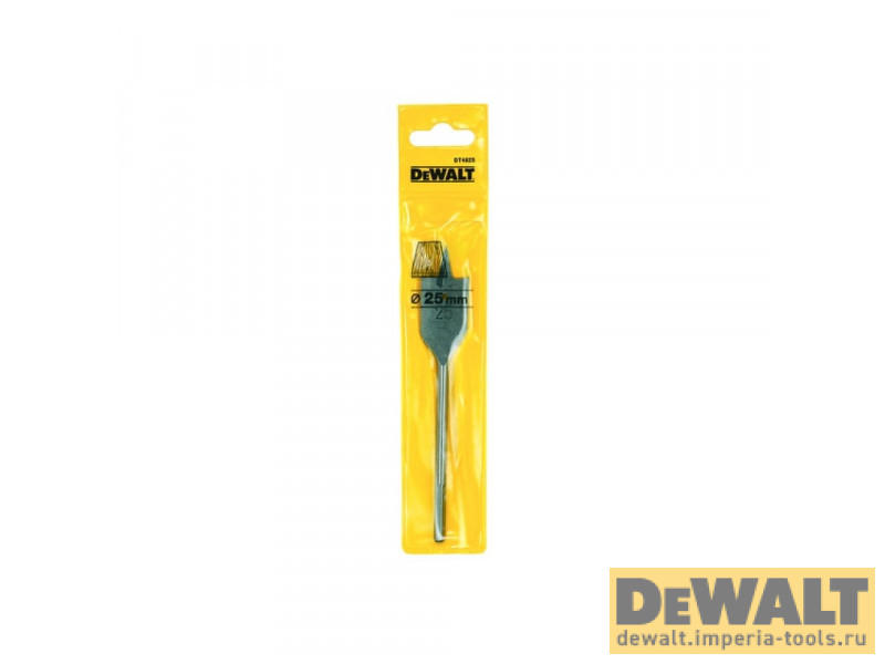 Сверло перьевое по дереву DeWALT DT4825, 25x150 мм