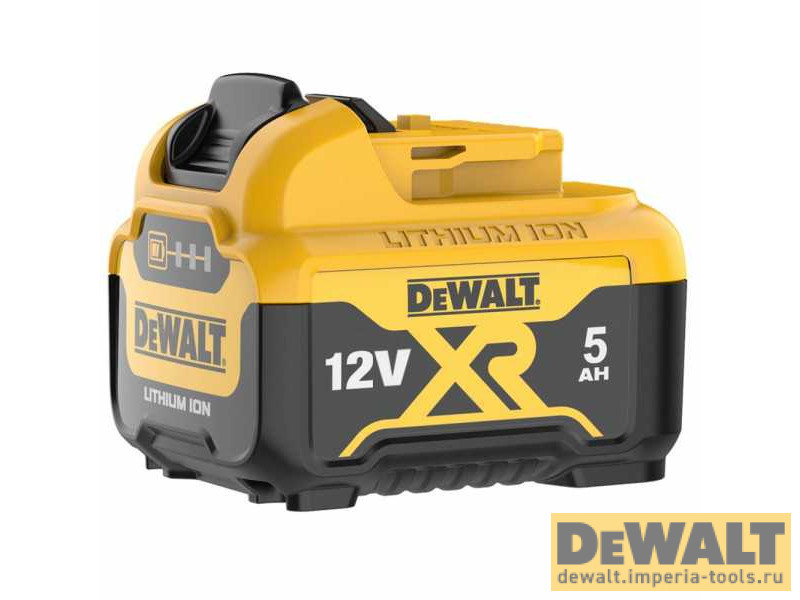 Аккумулятор DeWALT XR, Li-Ion, 12 В, 5 Ач, DCB126 Аккумулятор DeWALT XR, Li-Ion, 12 В, 5 Ач, DCB126