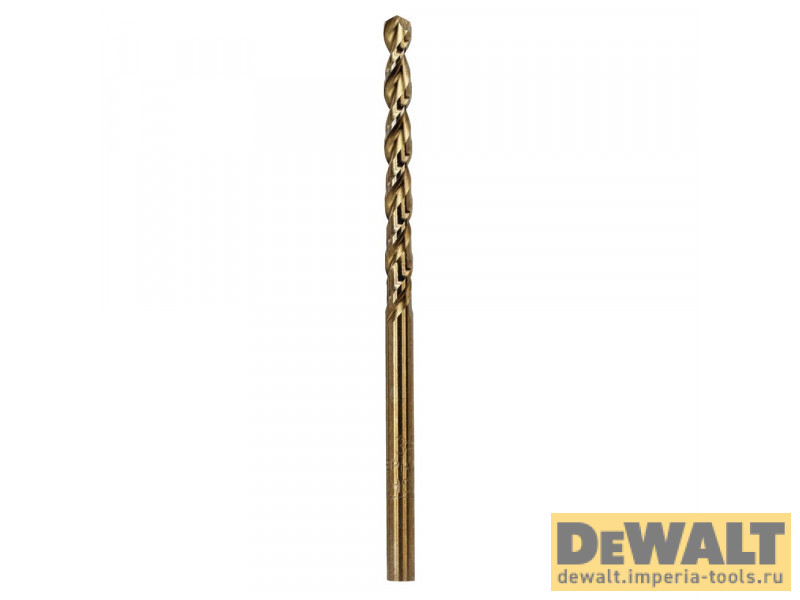 Сверло DeWALT DT4905, по металлу COBALT 5%, 4.5 x 80 x 46 мм