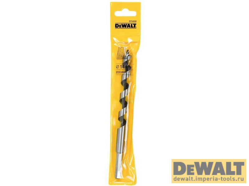 Шнековое сверло по дереву 14/200мм DeWALT DT4608