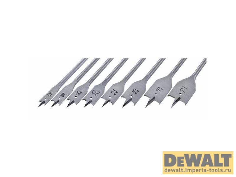 Набор перьевых сверл 8шт. DeWALT DT4842