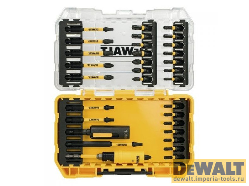 Набор бит и насадок в кейсе DeWALT DT70747T, FLEXTORQ 32 предмета