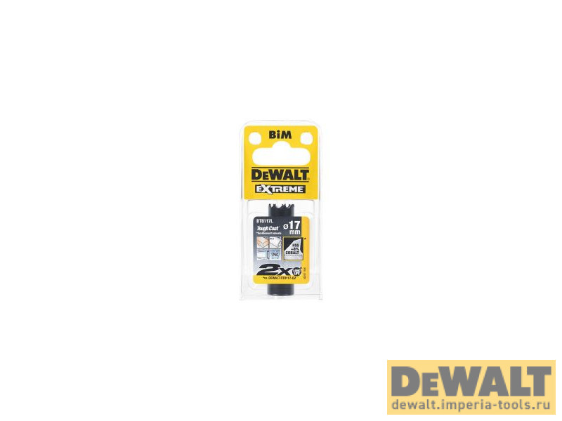 Коронка биметаллическая 17/37мм DeWALT DT8117L