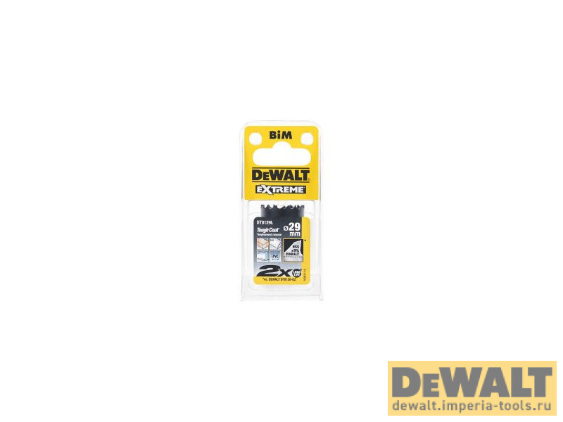 Коронка биметаллическая 29/37мм DeWALT DT8129L