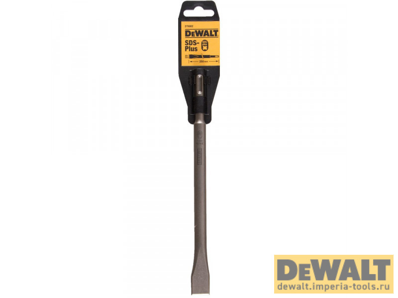Зубило плоское DeWALT DT6802, SDS-Plus, (250 x 20 мм)