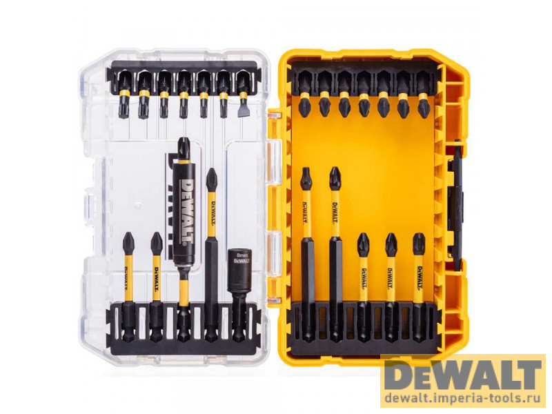 Набор бит и насадок в кейсе DeWALT DT70730T, FLEXTORQ 25 предметов