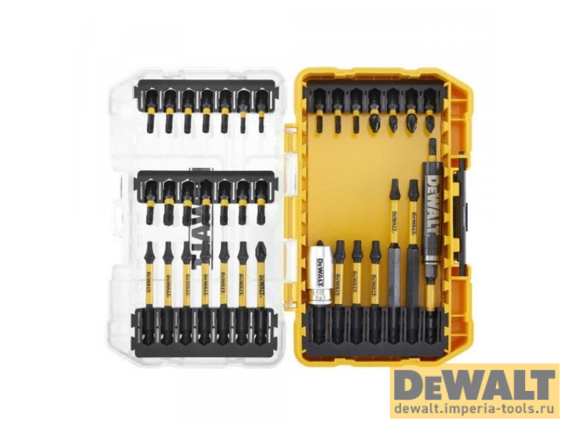 Набор бит и насадок в кейсе DeWALT DT70732T, FLEXTORQ 37 предметов