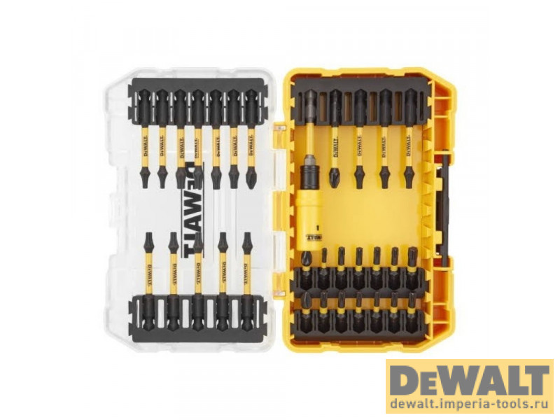 Набор бит DeWALT FLEXTORQ, 31 шт, 25 мм, в кейсе, DT70745T