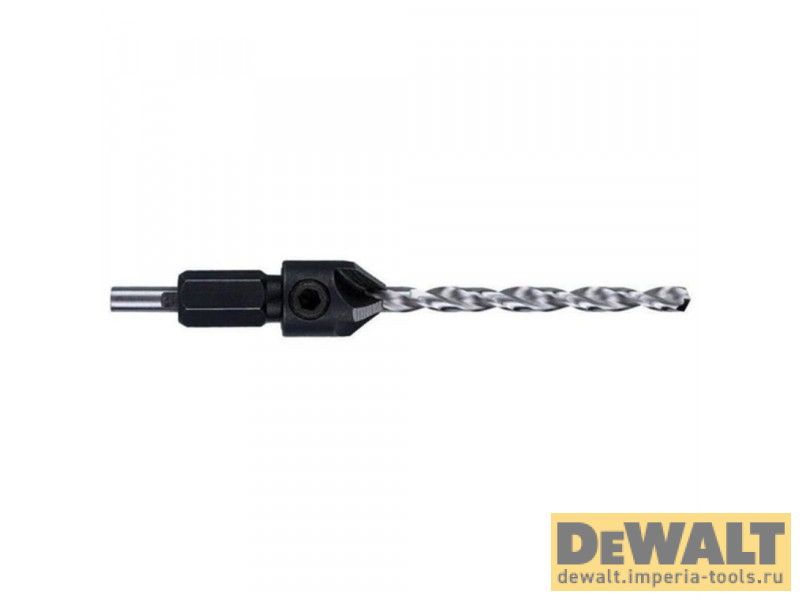 Пилотное сверло с зенкером DeWALT DT7604, для шурупов толщиной 3 мм, Flip&Drive