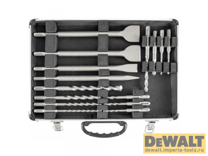 Набор буров и зубил DeWALT DT9679, 15 шт.
