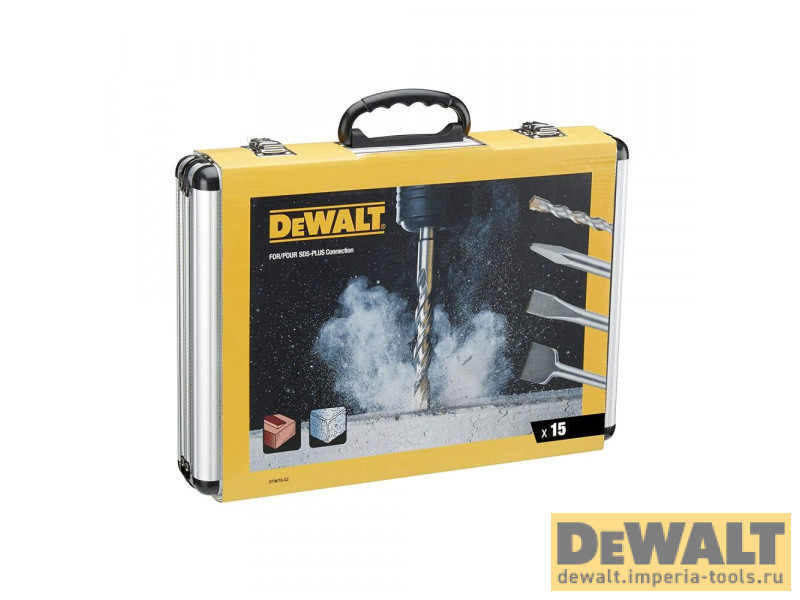 Набор буров и зубил DeWALT DT9679, 15 шт.