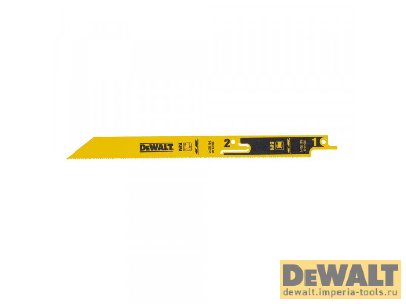 Полотна для сабельных пил Bi-Metal DT2416 DeWALT, 228 мм, TPI 14/18, 5 шт