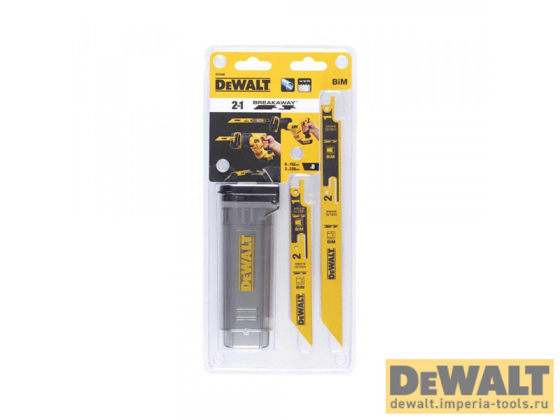 Набор сегментных полотен для сабельных пил DT2446 DeWALT (8 шт.),чехол для хранения