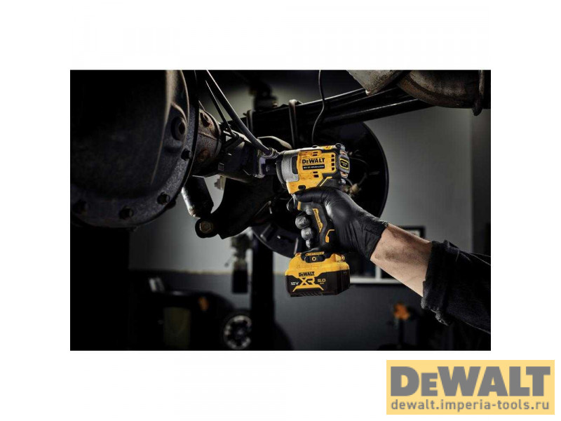 Импульсный гайковерт DeWALT DCF901P1 XTREME Subcompact, 5 Ач, 12В