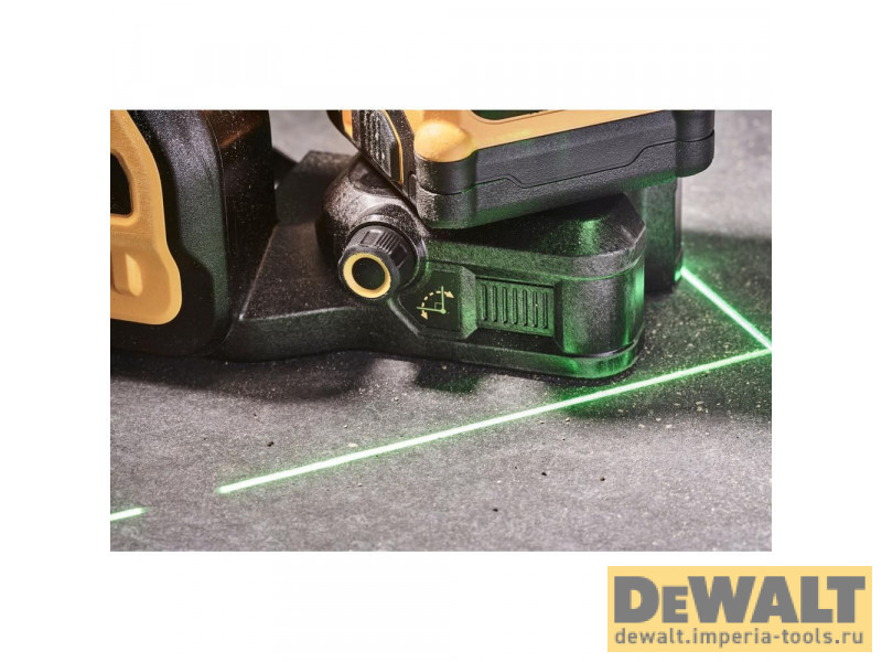 Самовыравнивающийся линейный ЗЕЛЕНЫЙ лазерный уровень DeWALT DCE089NG18
