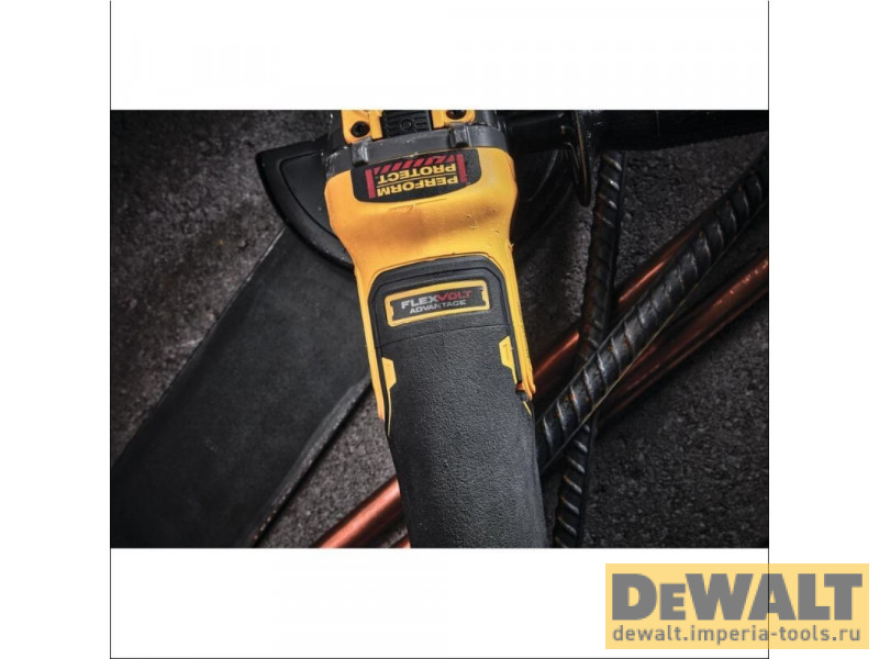Угловая шлифмашина DeWALT DCG409NT FlexVolt Advantage, 18В, 125 мм.