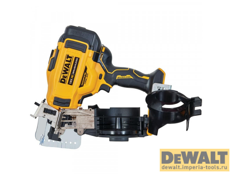 Аккумуляторный барабанный (кровельный) гвоздезабивной пистолет DeWALT DCN45RNN,18В