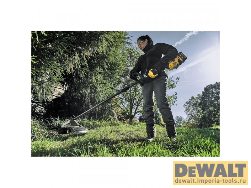 Триммер (привод + насадка) DeWALT FLEXVOLT DCMAS5713X1, 54В, 38см
