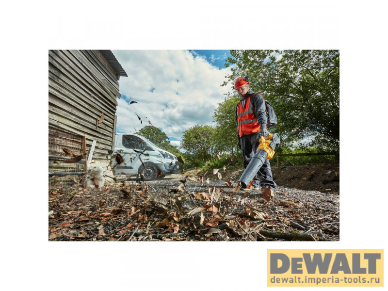 Аккумуляторный аксиальный воздуходув DeWALT DCMBA572X1 54В, 3 Ач Аккумуляторный аксиальный воздуходув DeWALT DCMBA572X1 54В, 3 Ач
