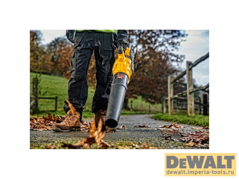 Аккумуляторный аксиальный воздуходув DeWALT DCMBA572X1 54В, 3 Ач Аккумуляторный аксиальный воздуходув DeWALT DCMBA572X1 54В, 3 Ач