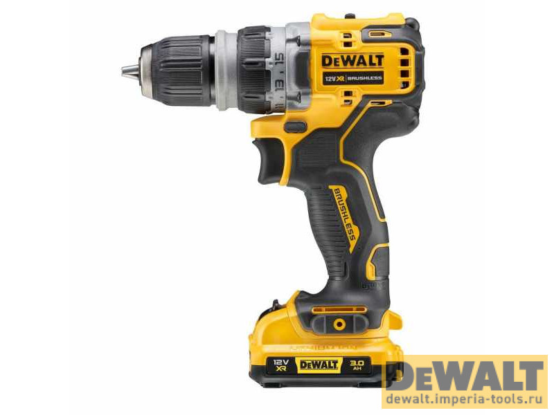 Дрель-шуруповерт DeWALT DCD703L2T 12В XR с набором из 4-х насадок Дрель-шуруповерт DeWALT DCD703L2T 12В XR с набором из 4-х насадок