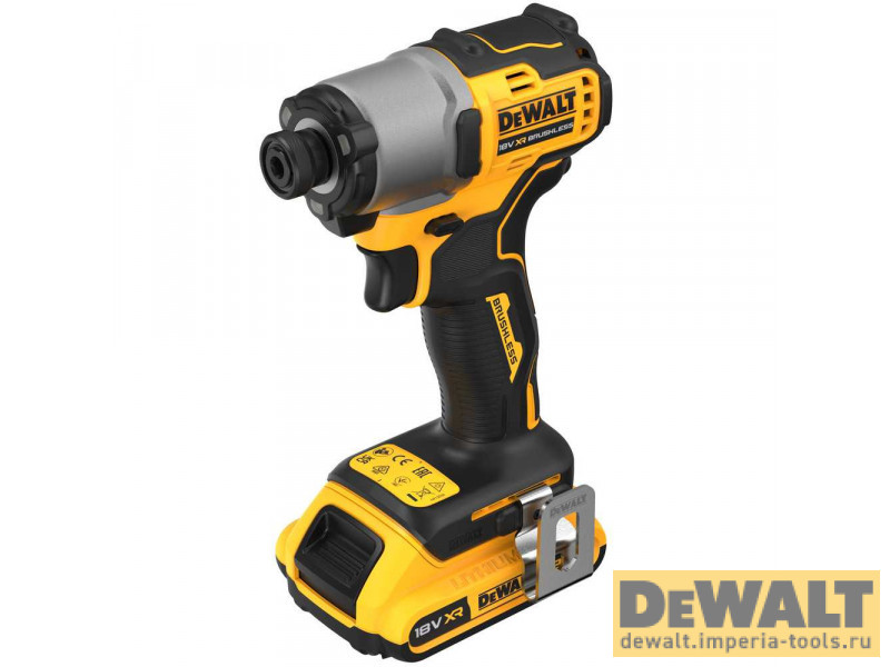 Бесщеточный импульсный шуруповерт DeWALT DCF840D2T, 18 В. Бесщеточный импульсный шуруповерт DeWALT DCF840D2T, 18 В.