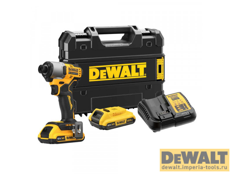 Бесщеточный импульсный шуруповерт DeWALT DCF840D2T, 18 В. Бесщеточный импульсный шуруповерт DeWALT DCF840D2T, 18 В.