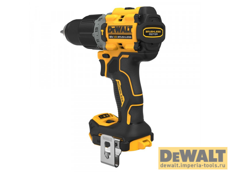 Аккумуляторная ударная бесщеточная дрель-шуруповерт DeWALT, 18 В, 2000 об/мин, 34000 уд/мин, без АКБ и ЗУ, в кейсе TSTAK, DCD805NT Аккумуляторная ударная бесщеточная дрель-шуруповерт DeWALT, 18 В, 2000 об/мин, 34000 уд/мин, без АКБ и ЗУ, в кейсе TSTAK, DCD805NT